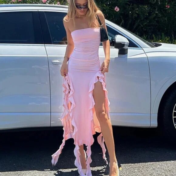 LIONESS Rendezvous Strapless Dress - Picture 2 of 4